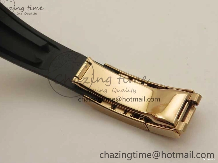 Black on 126655 Black 1:1 Bezel VS3235 Yacht-Master Edition Best Rubber Strap Ceramic RG 3EF 0415